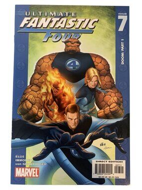 Ultimate Fantastic Four #7 2004 Marvel Doom Pt 1 Key Issue NM Direct Edition